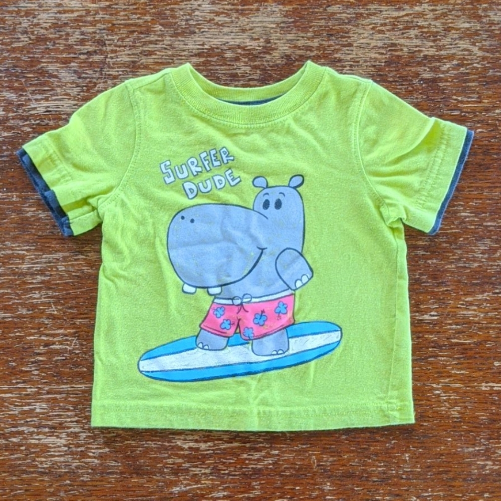 Surfing Hippo shirt